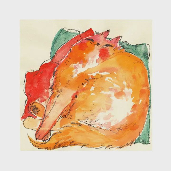 Print - &quot;Comfy Cat&quot;