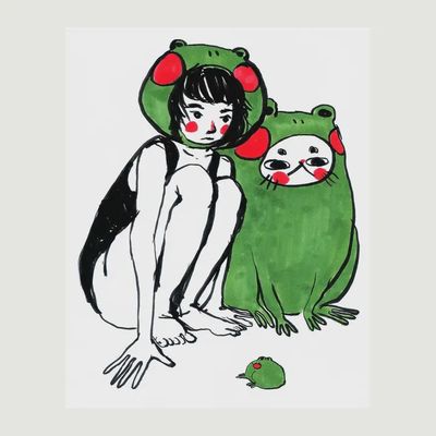 Print - &quot;Frog Club&quot;
