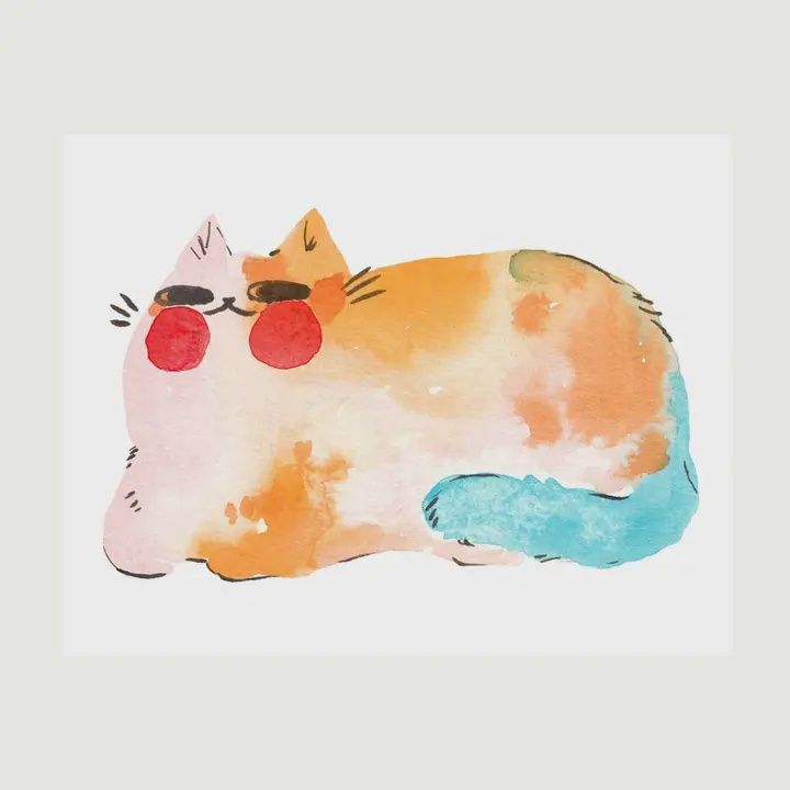 Print - &quot;Loaf Cat&quot;