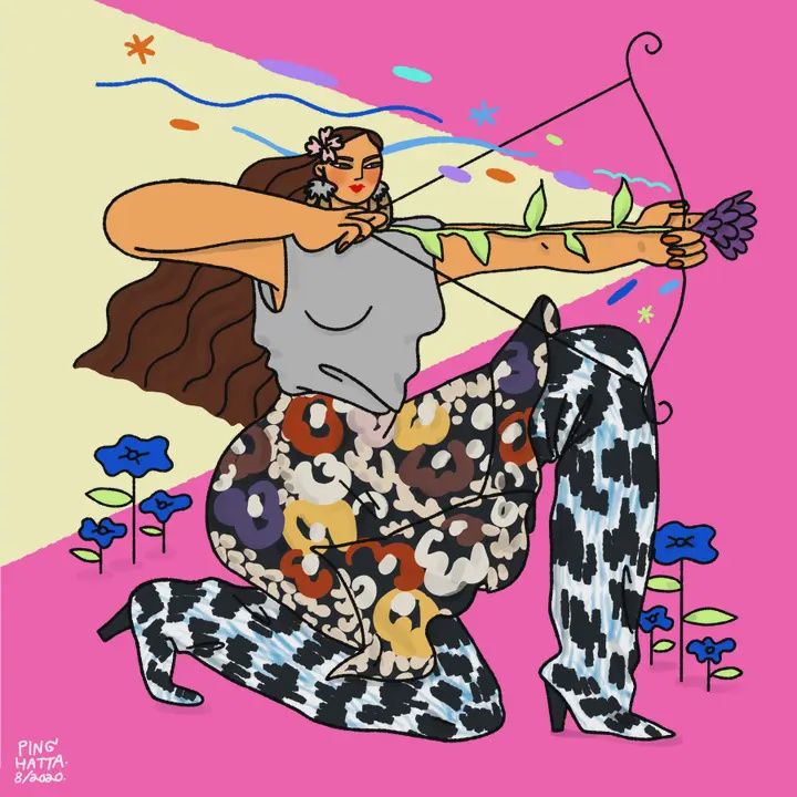 Zodiac Style Art Posters - Sagittarius