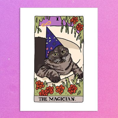 Tarot Cat Art Posters- The Major Arcana