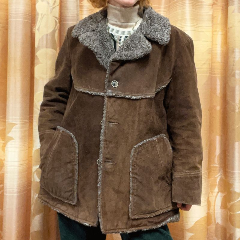 1980 cowhide fur coat