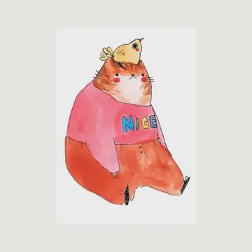 Print - Nice Hat