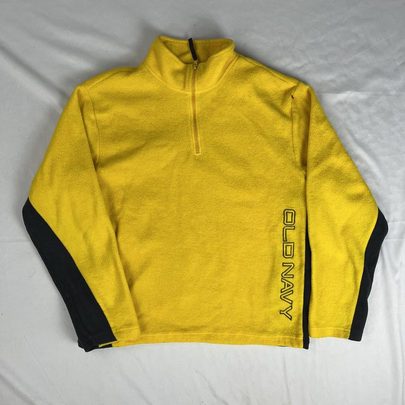 yellow 2000s fleece