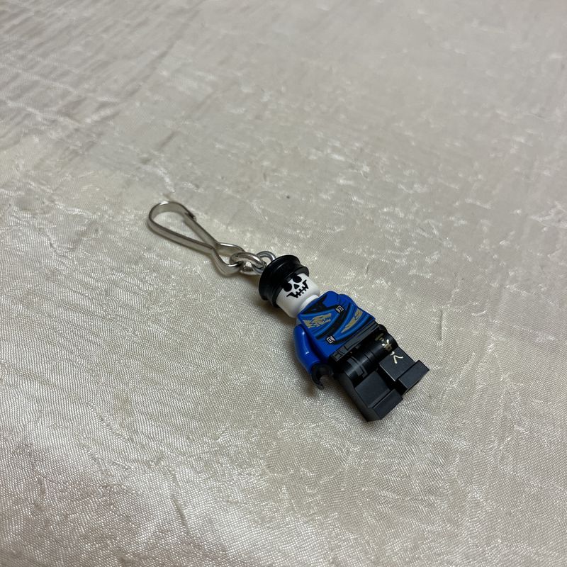 skeleton lego keychain