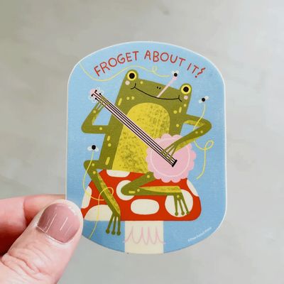 Froget About It Vinyl Decal Sticker