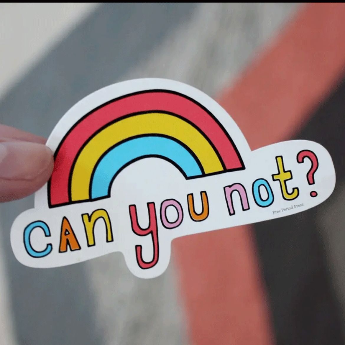 Can You Not Vinyl Decal Sticker