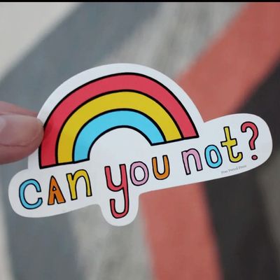 Can You Not Vinyl Decal Sticker