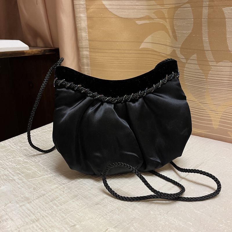 soft black vintage purse