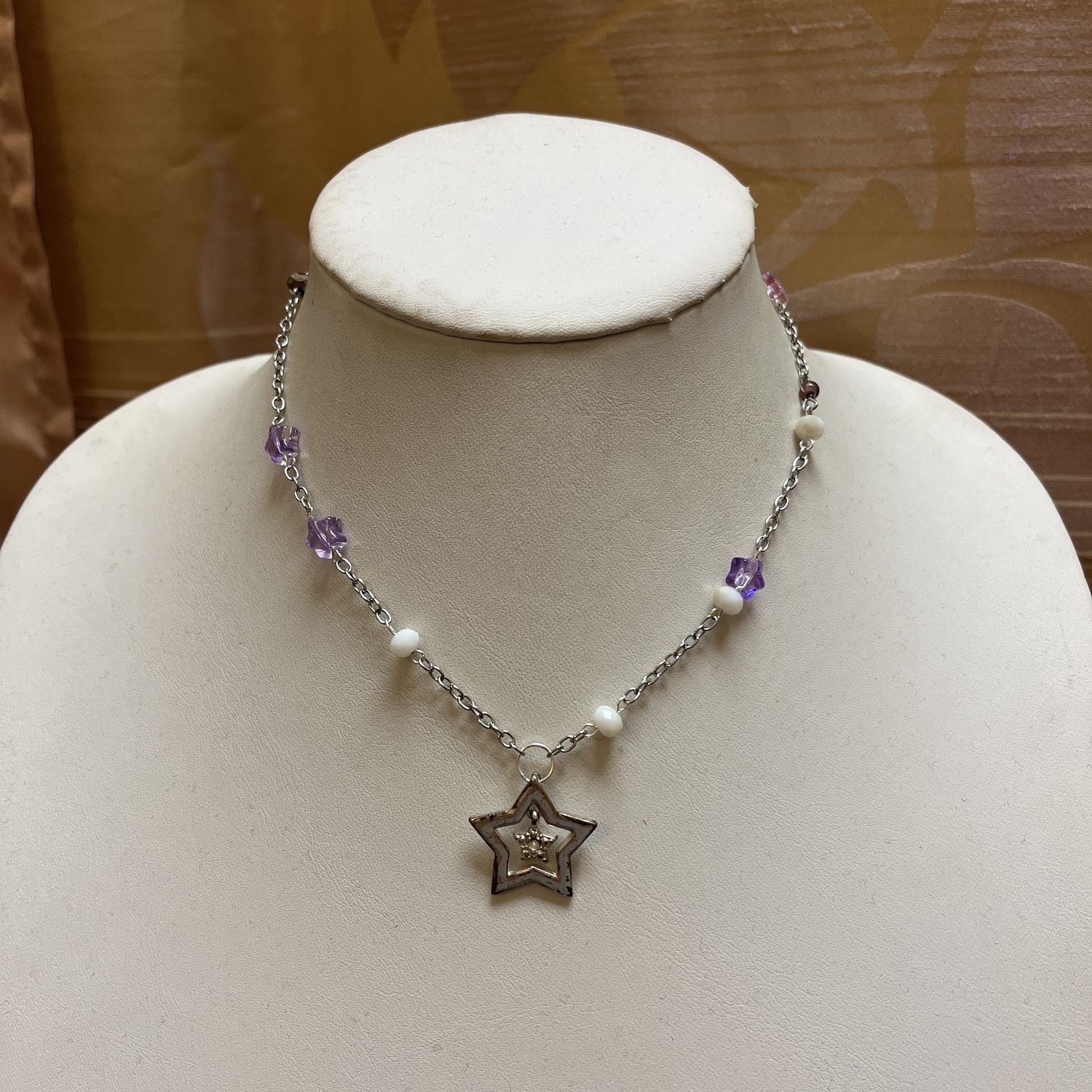 purple star necklace