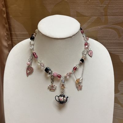 tea with qeeen leo necklace