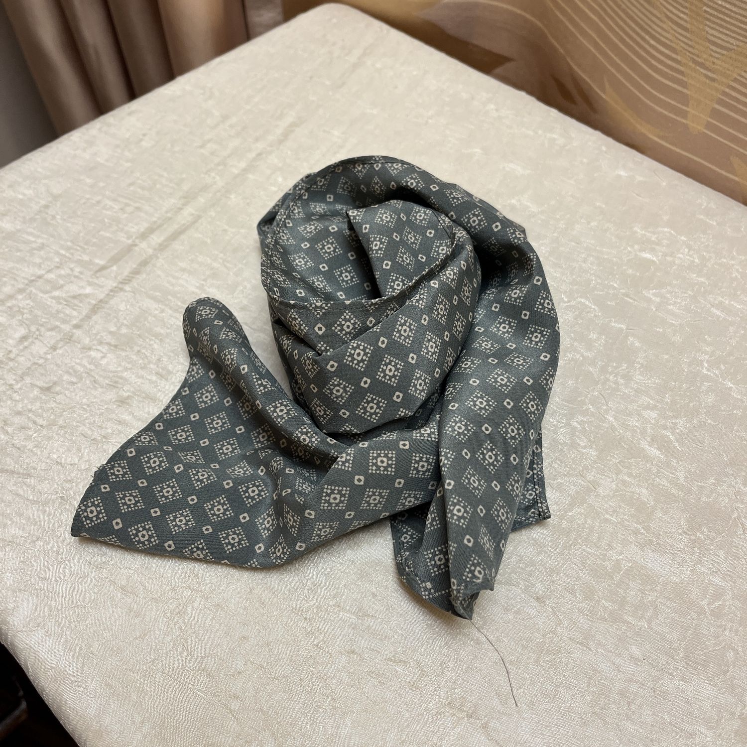 muted diamond scarf
