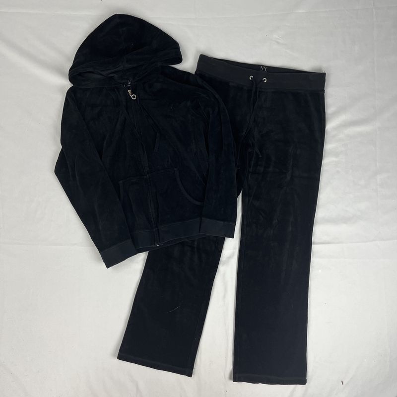 black velvet tracksuit