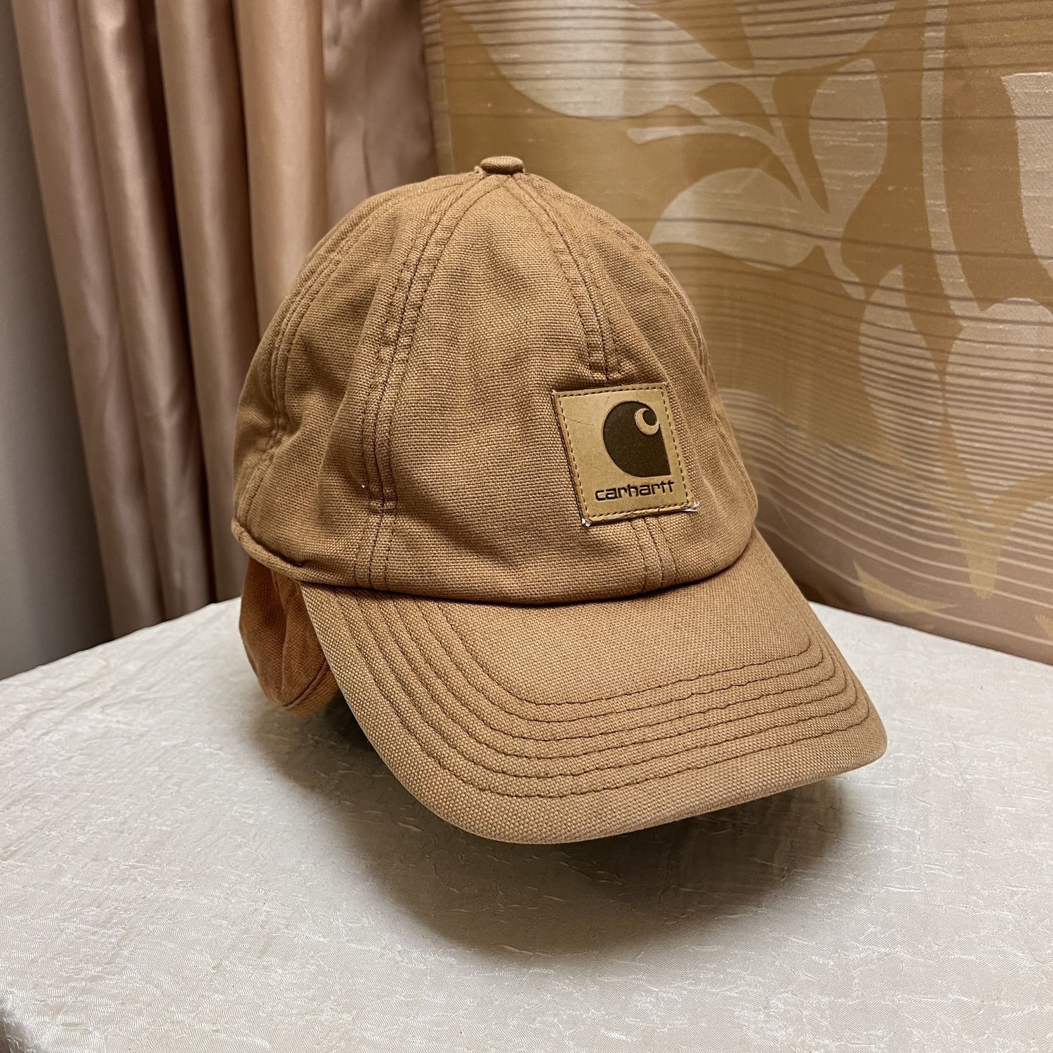 carhartt hunting insulated trapper hat ear flap patch
