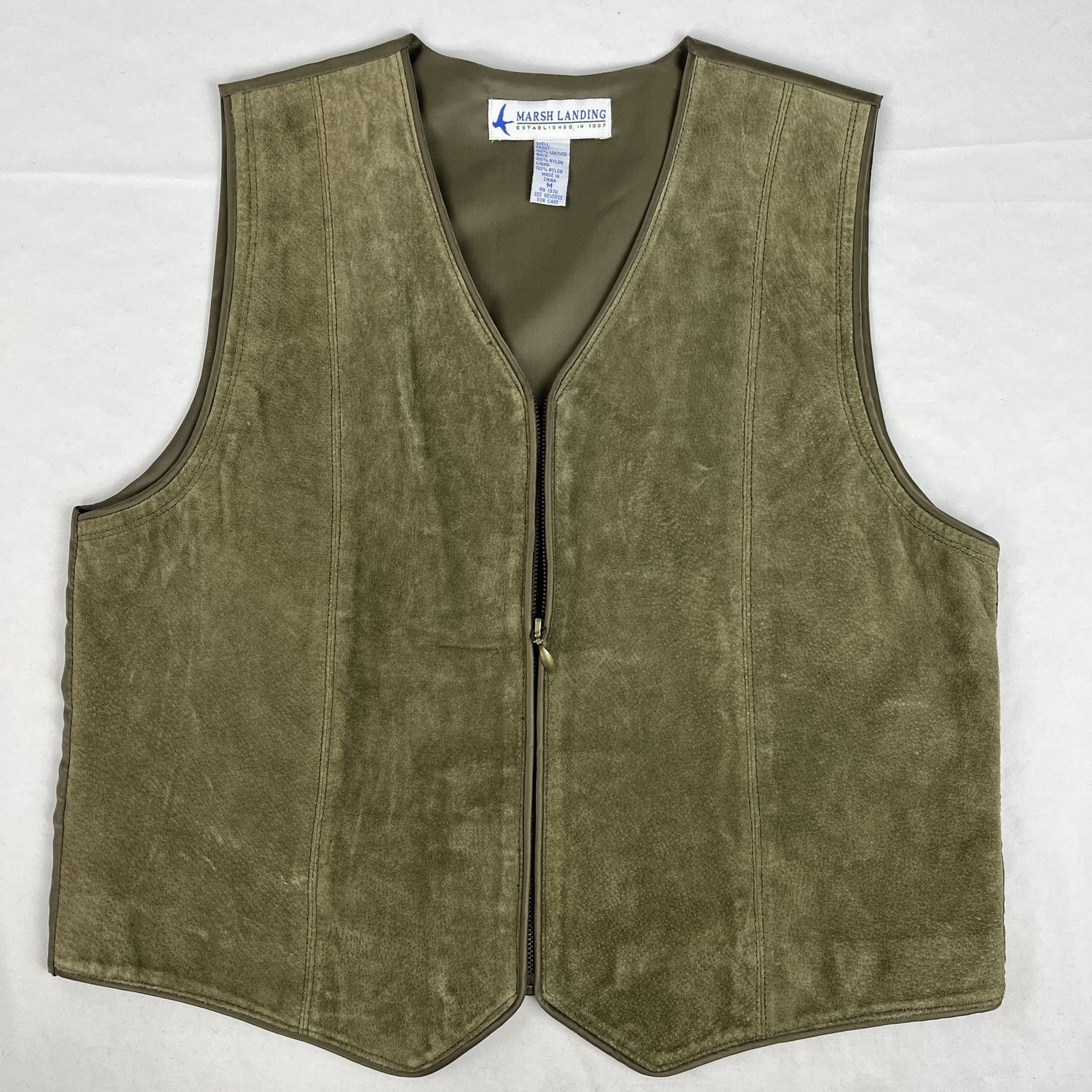 olive green vest