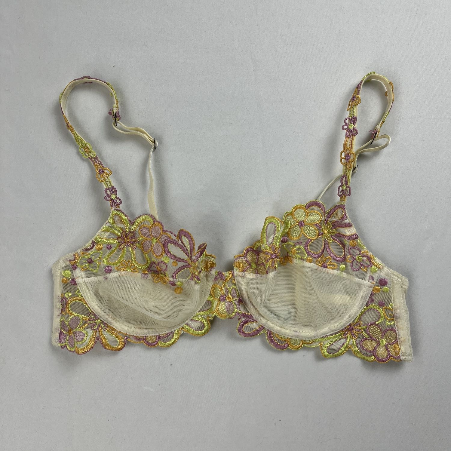 y2k floral lingerie set