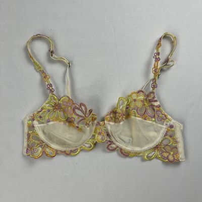 y2k floral lingerie set