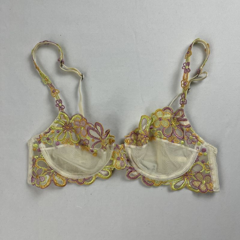 y2k floral lingerie set