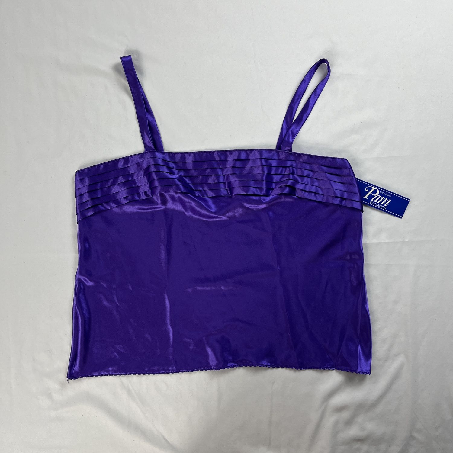 vintage purple pam by clayton lingerie top