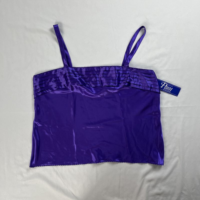 vintage purple pam by clayton lingerie top
