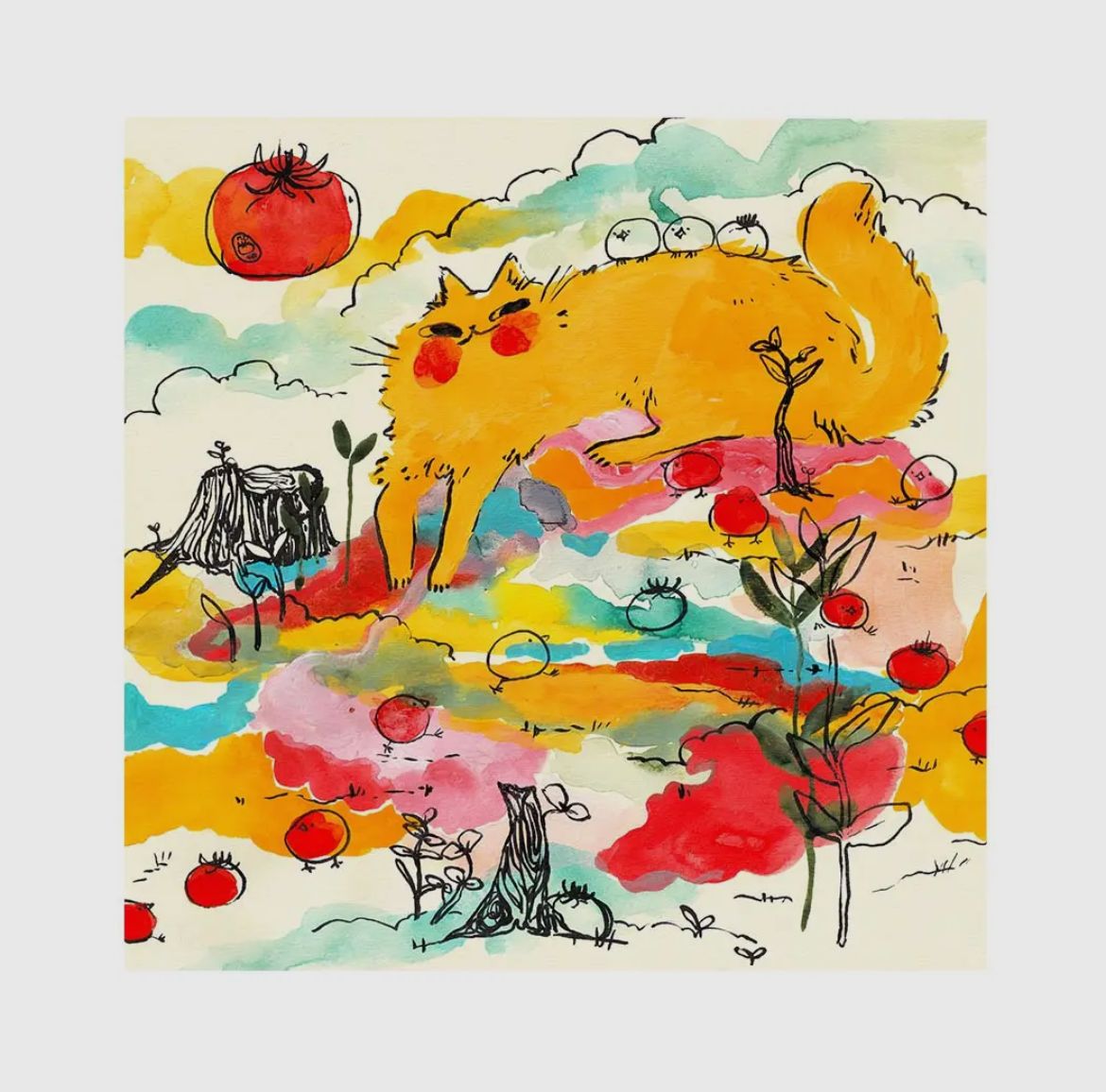 Print - &quot;Tomato Guardian&quot;