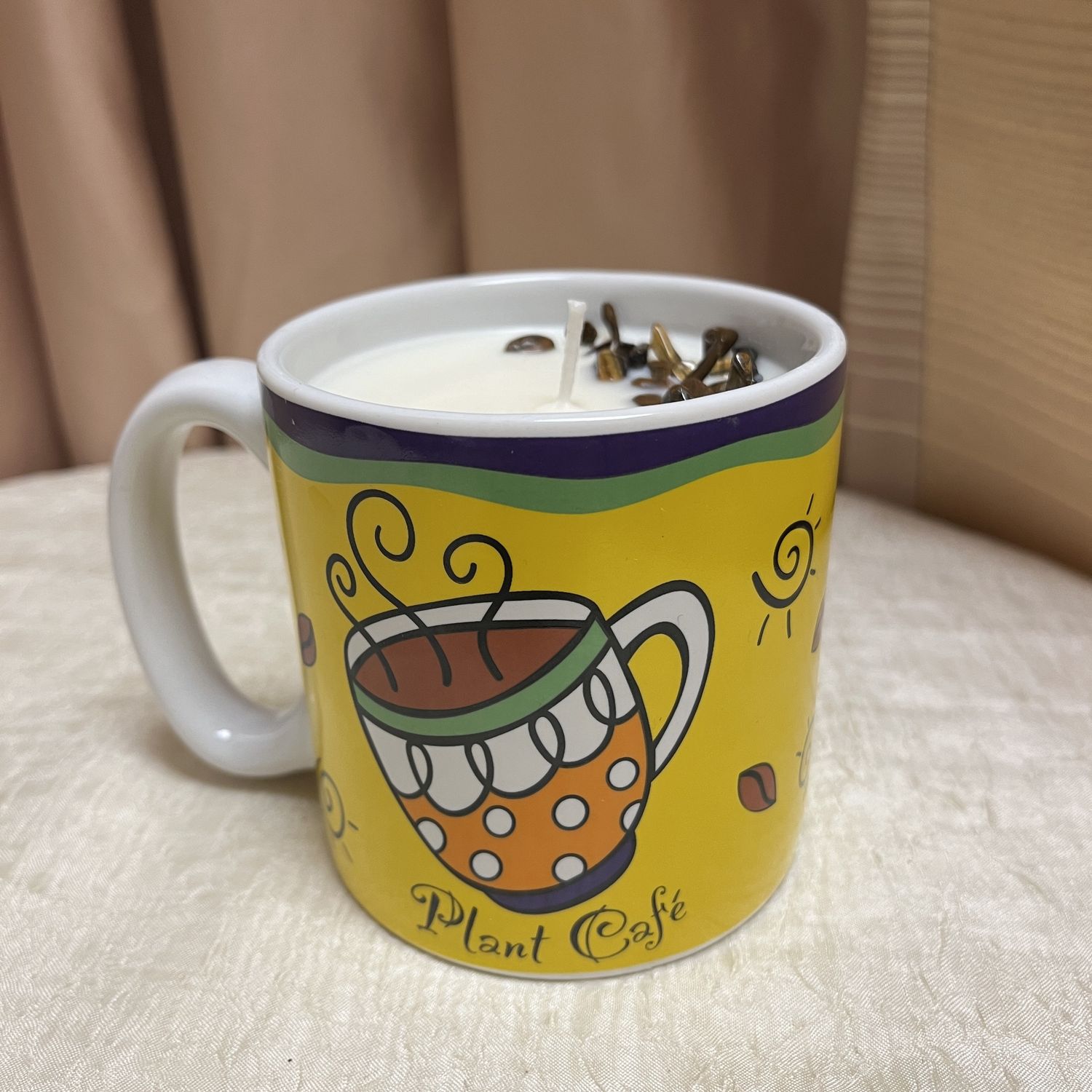 Cinnamon Roll Coffee Mug Candle