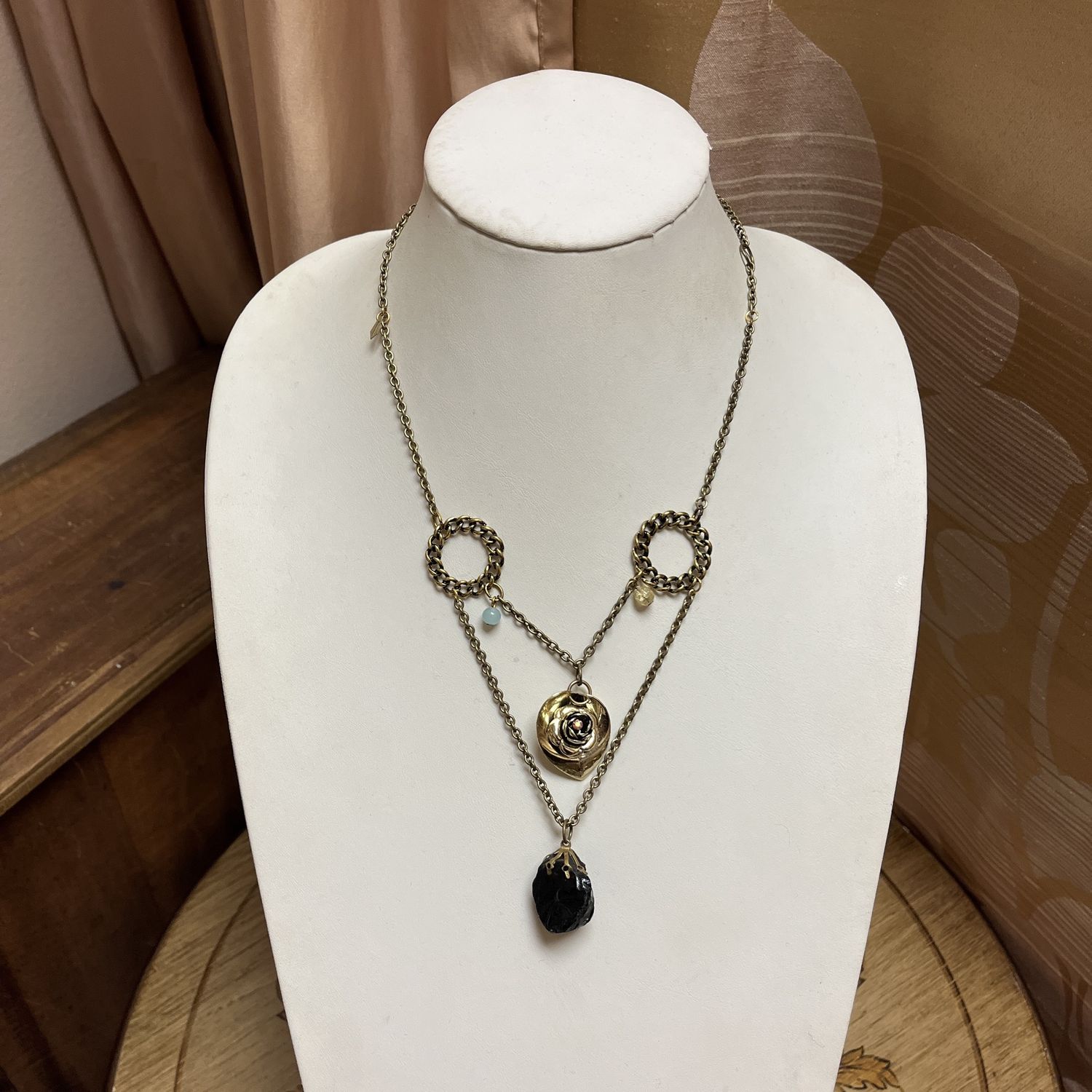 bronze crystal rose