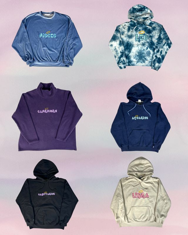 Bratz Embroidery Up-cycled Sweatshirt