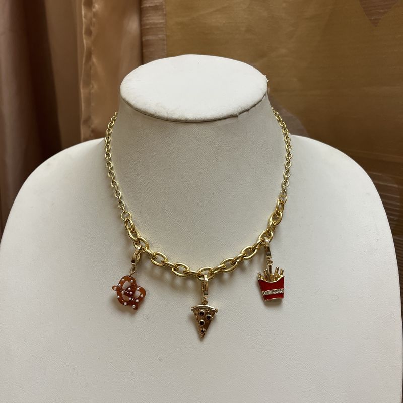fast food necklace