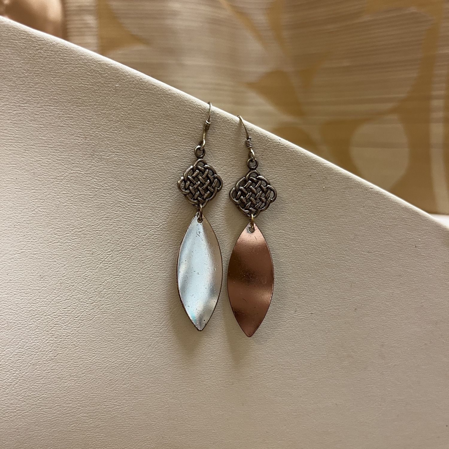 silver Celtic earrings