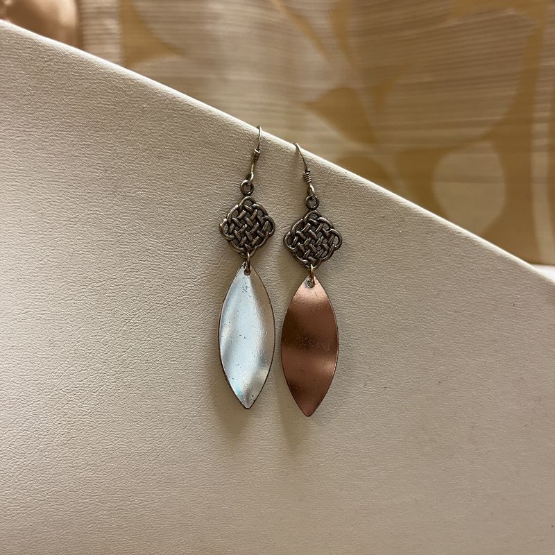 silver Celtic earrings