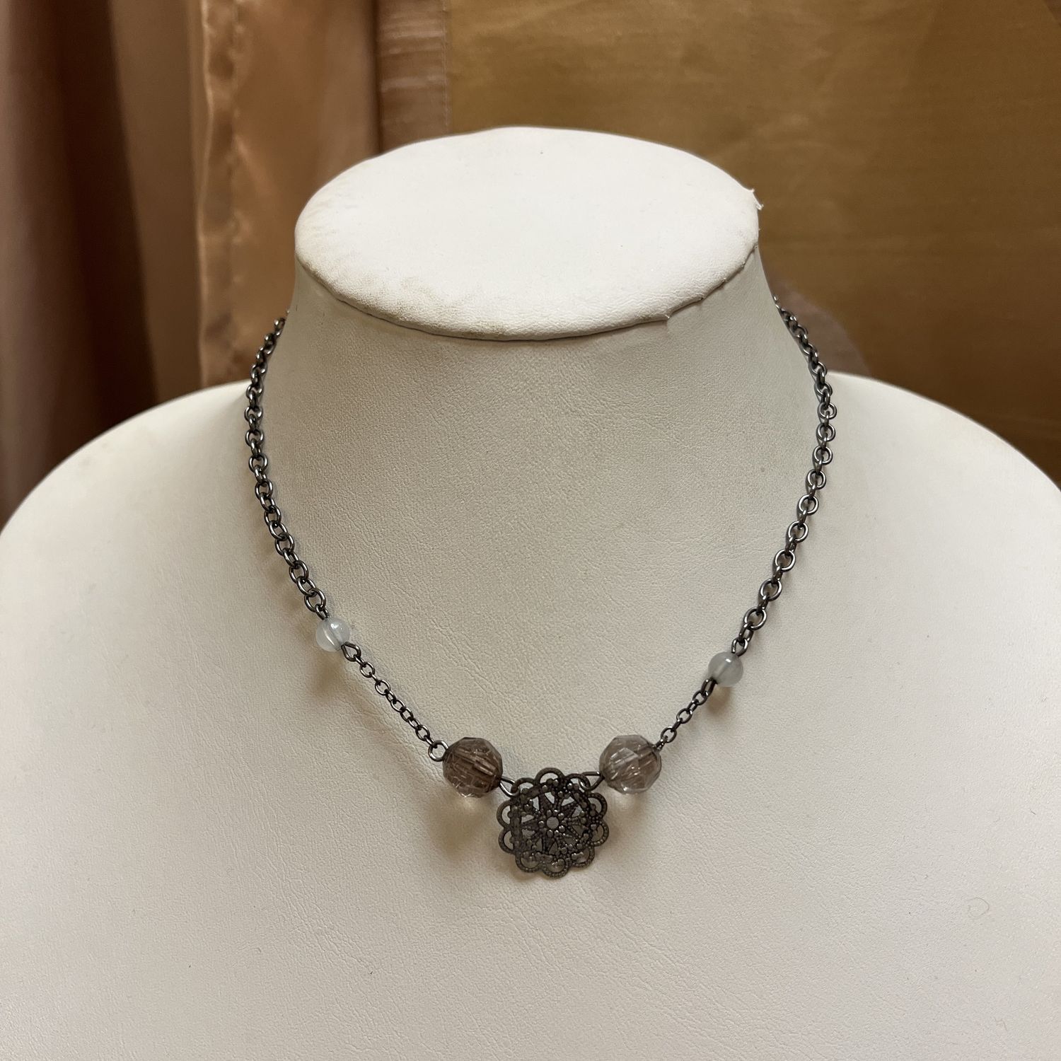 mandala layer necklace