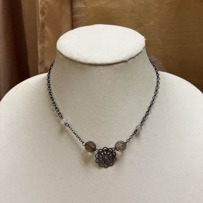 mandala layer necklace