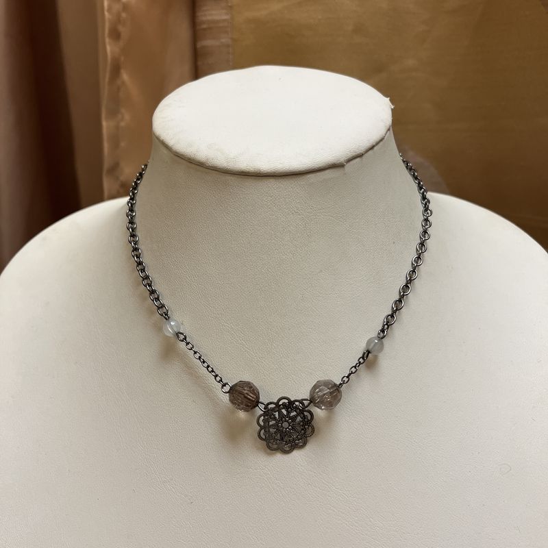 mandala layer necklace