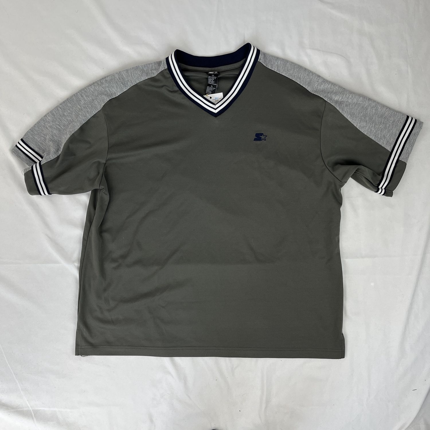 grey star blocked t-shirt