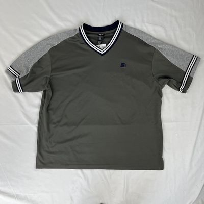 grey star blocked t-shirt