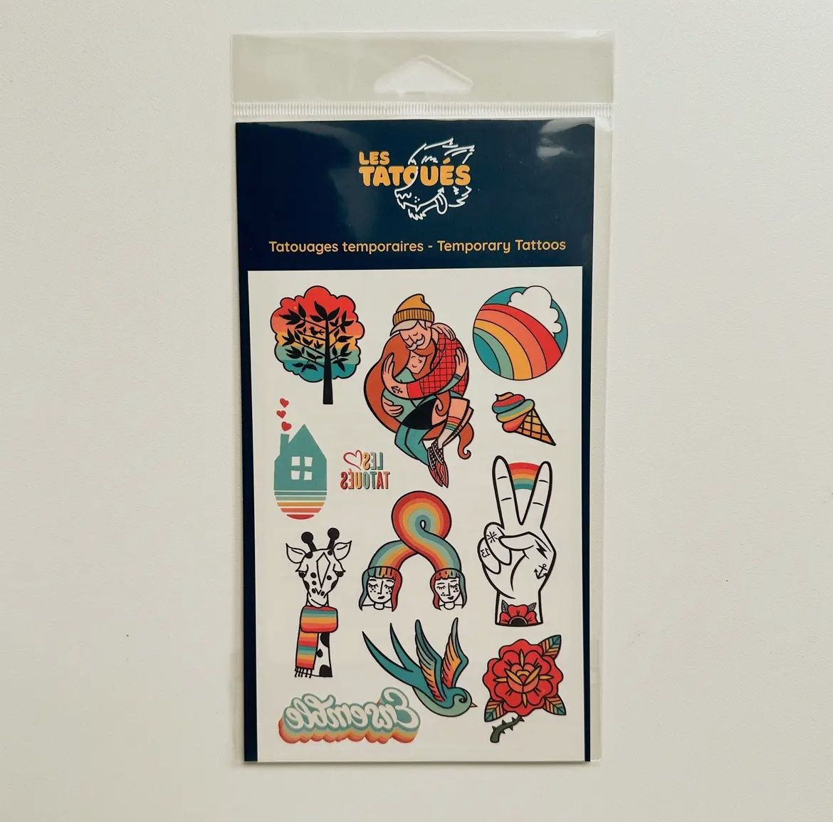 The Rainbows -Temporary tattoos
