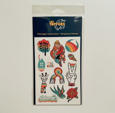 The Rainbows -Temporary tattoos