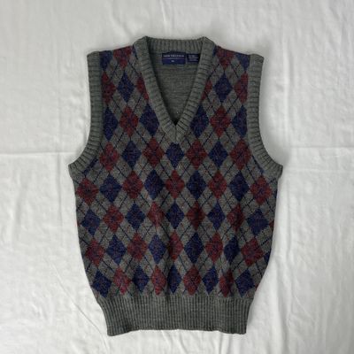 argyle sweater vest