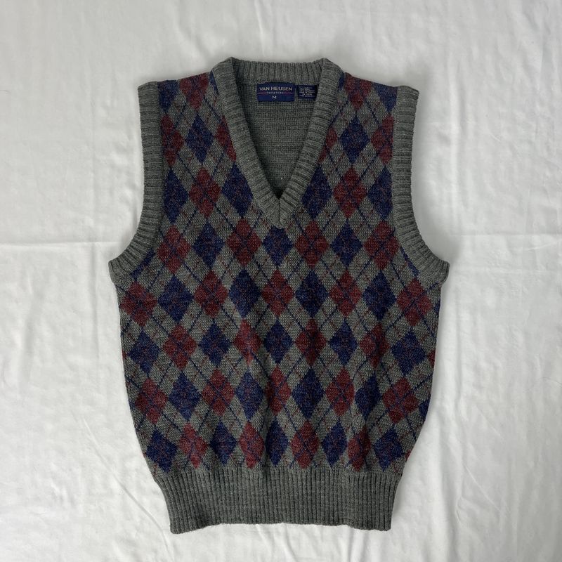 argyle sweater vest