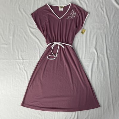 mauve maxi dress