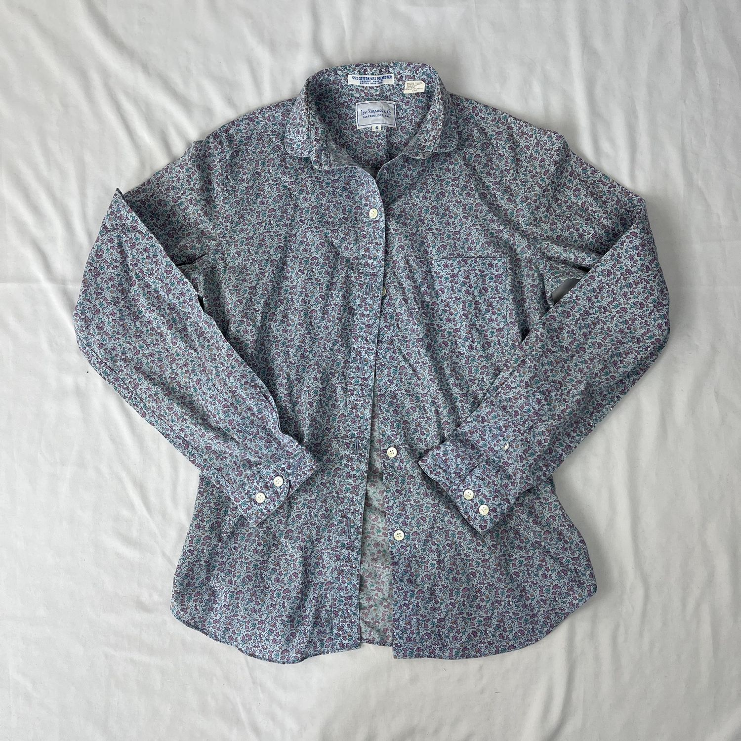 Vintage Levi&#39;s Floral Button Up