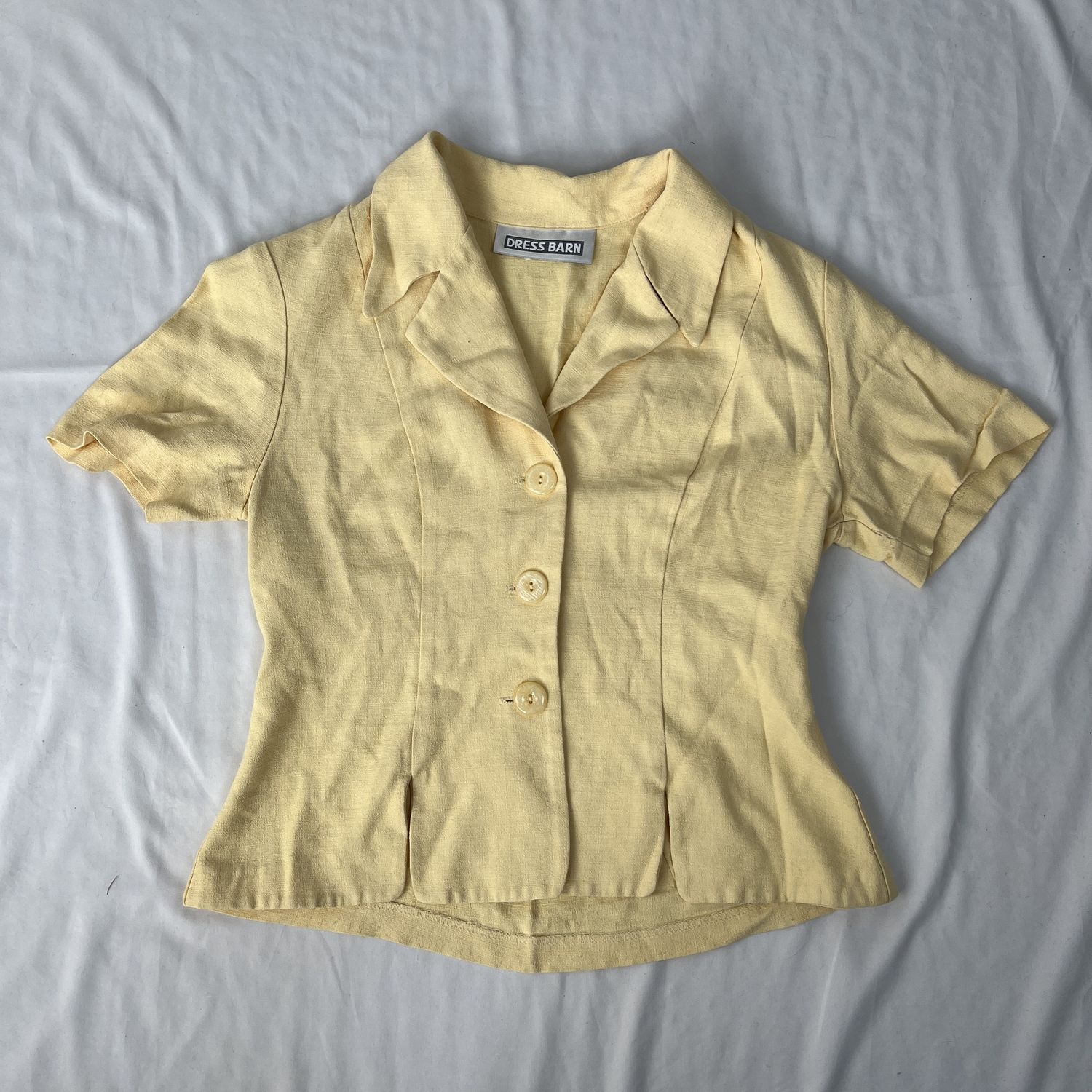 Sunny Yellow Dress Barn Top