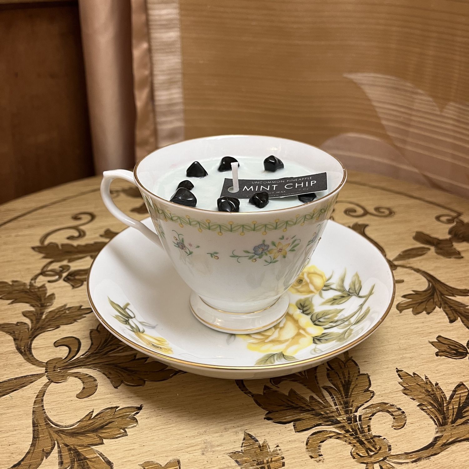 mint chip tea candle set