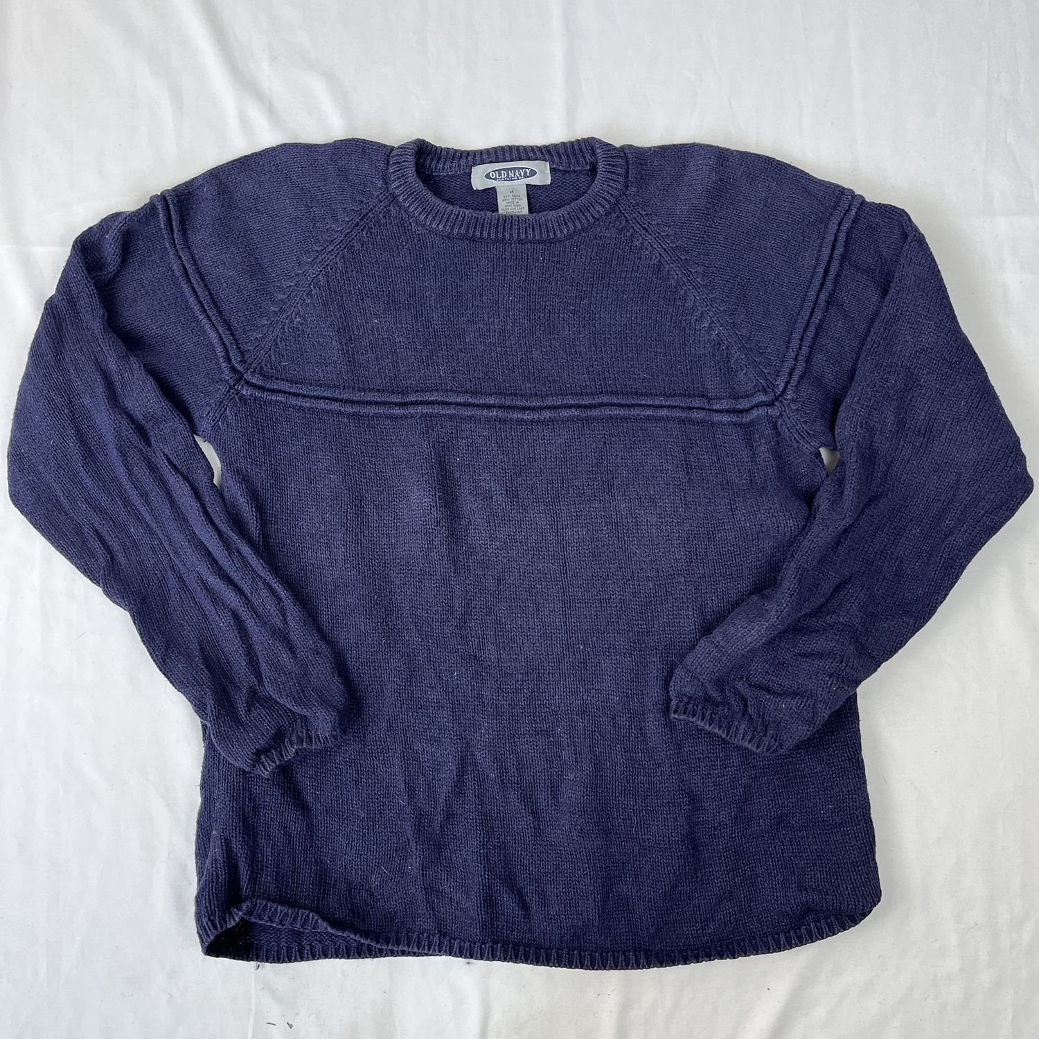 Old Navy Blue Ribbed sweater