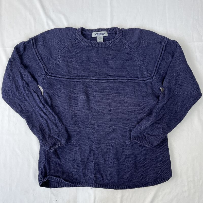 Old Navy Blue Ribbed sweater