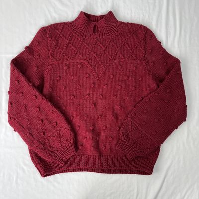 gorgeous pink textured sweater