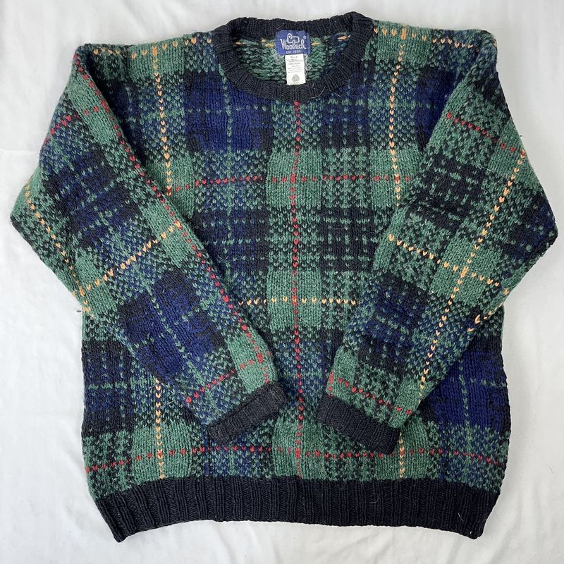 Knitted Tartan Sweater