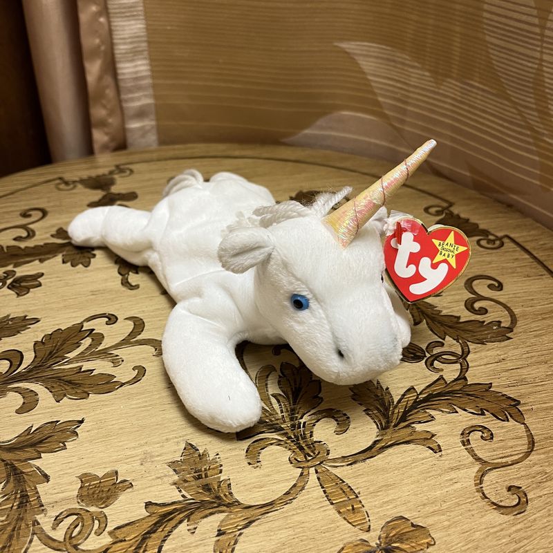 mystic unicorn beanie baby