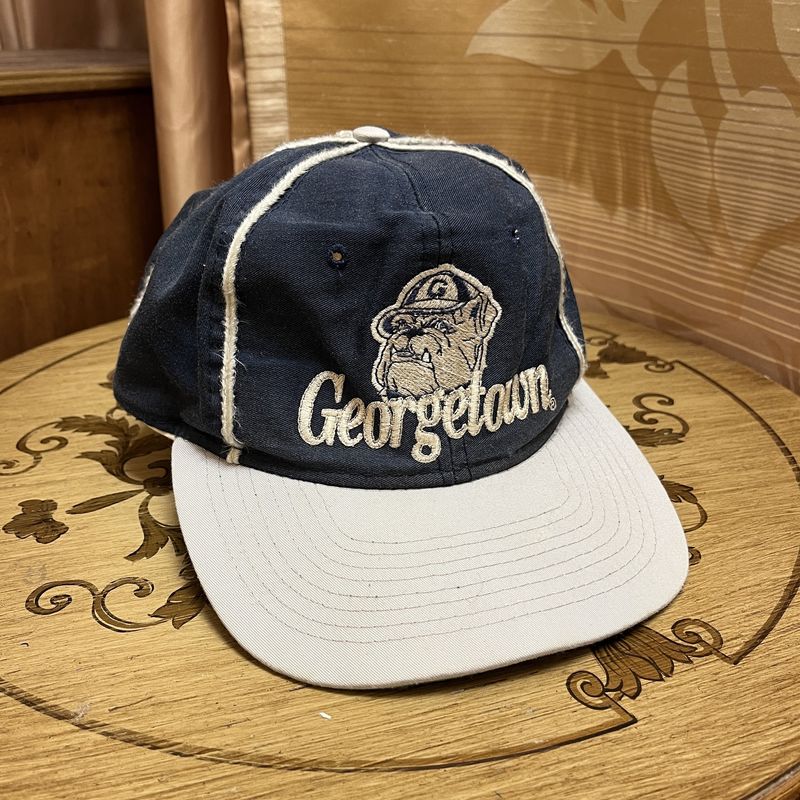navy Georgetown bulldog hat